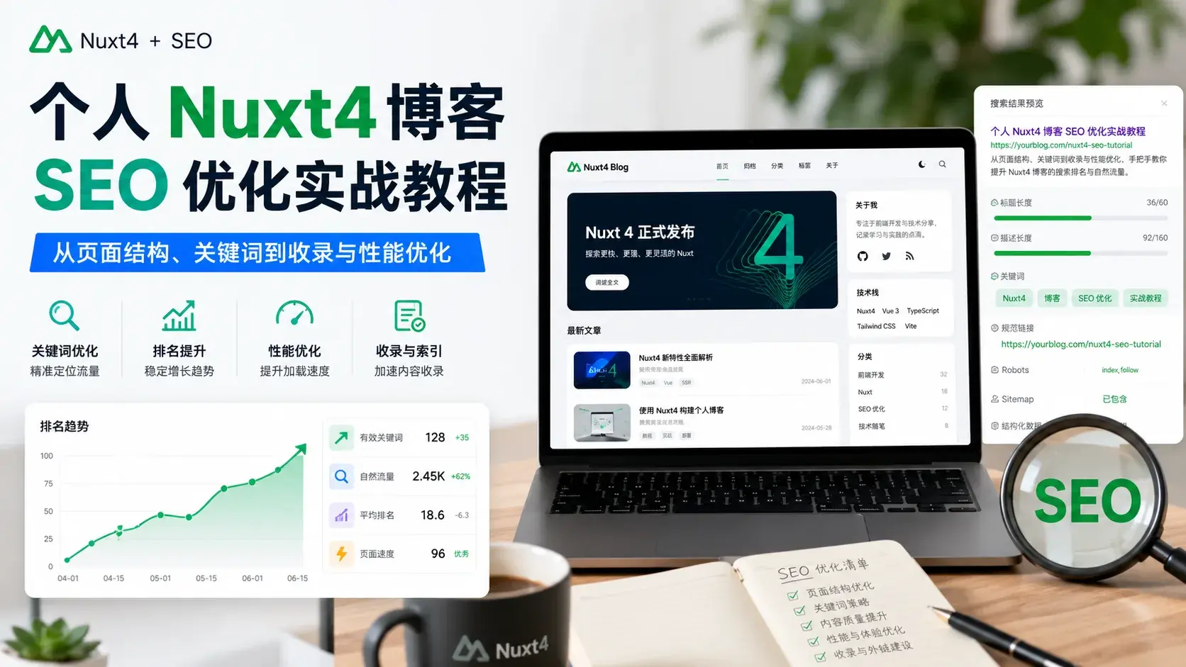 个人 Nuxt4 博客 SEO 优化实战教程