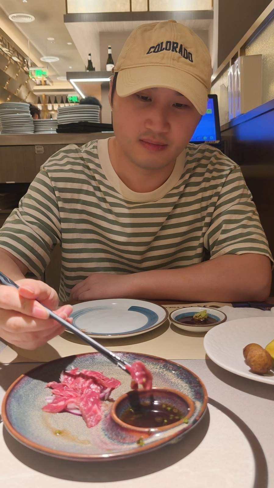 又吃牛肉刺身
